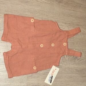 Adorable Buttoned Baby Romper
